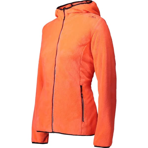 Cmp 38p1546 Fleecejakke Med Hætte Orange 3XL Kvinde
