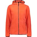 Miniatyrbillede 1 af 3: Cmp 38p1546 Fleecejakke Med Hætte Orange 3XL Kvinde