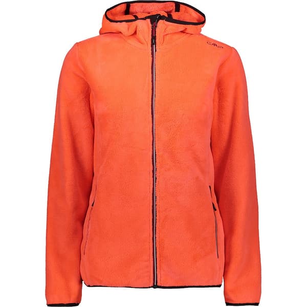 Cmp 38p1546 Fleecejakke Med Hætte Orange 3XL Kvinde