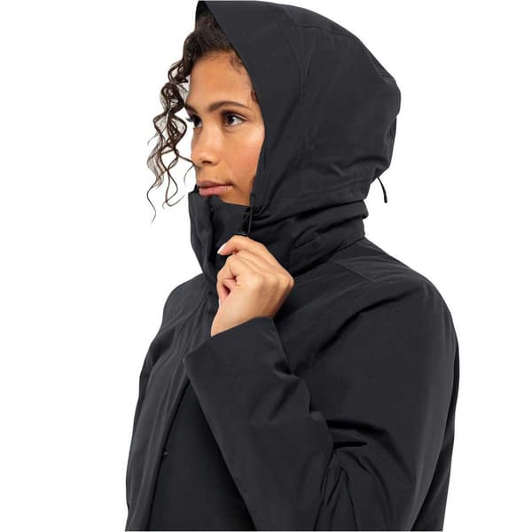 Jack Wolfskin Salier Frakke Sort XL Kvinde
