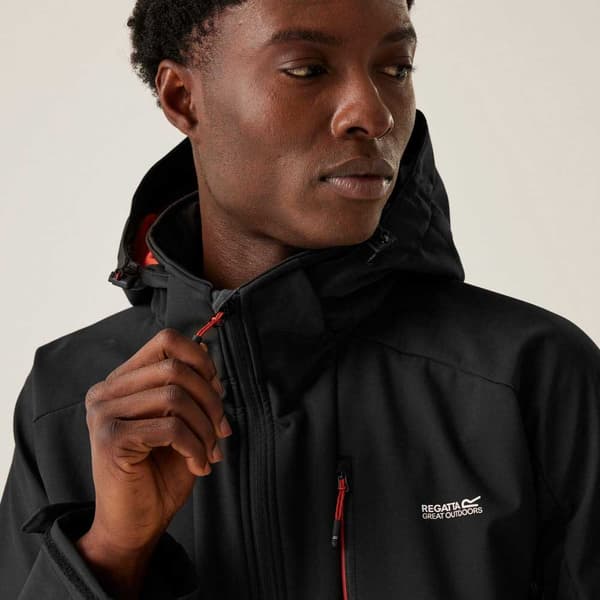 Regatta Hewitts X Softshelljakke Sort L Mand