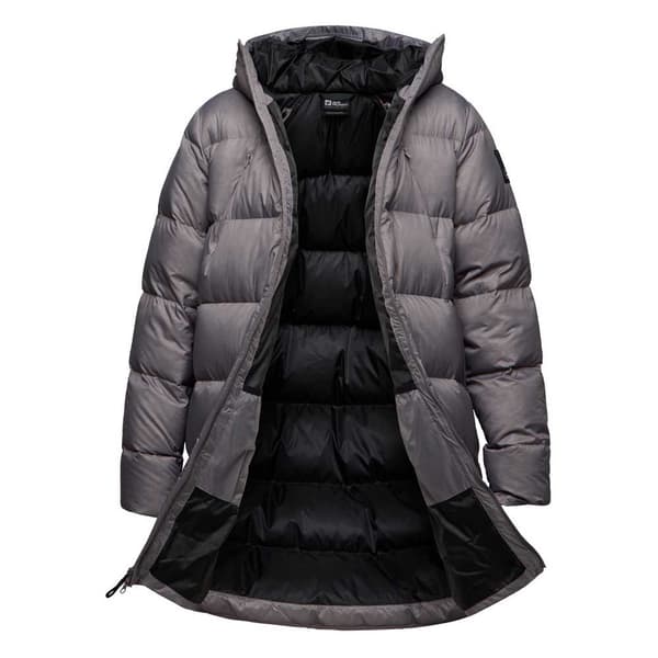 Jack Wolfskin Wandermood Down Parka Grå XL Kvinde