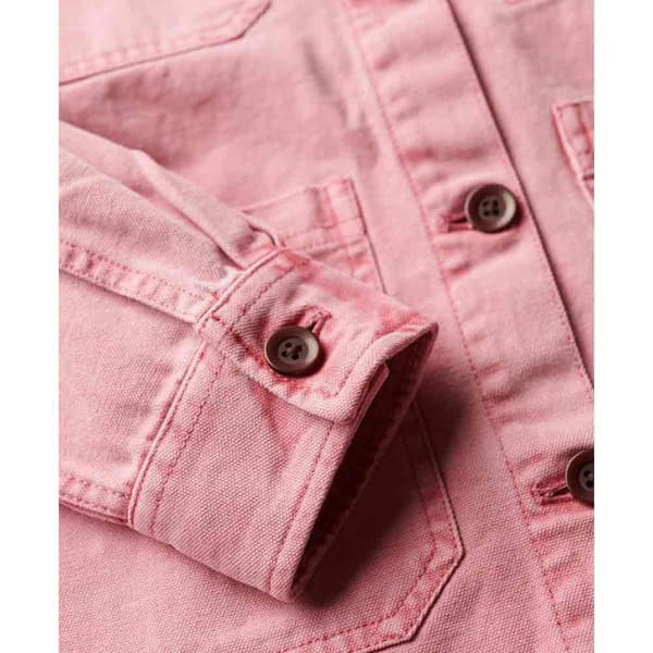 Superdry 4 Pocket Chore Jacka Rosa S Kvinna