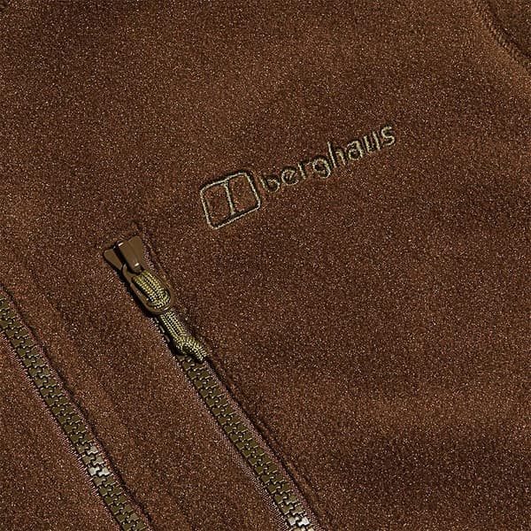 Berghaus Prism Fleecejakke Med Halv Lynlås Brun L Mand