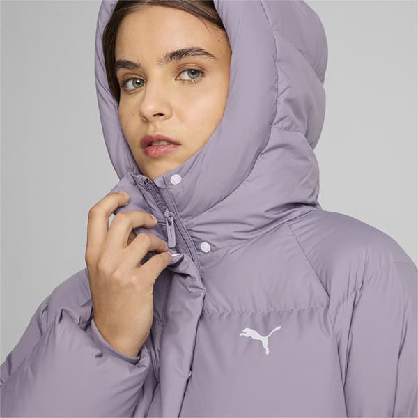Puma Down Jacka Lila M Kvinna