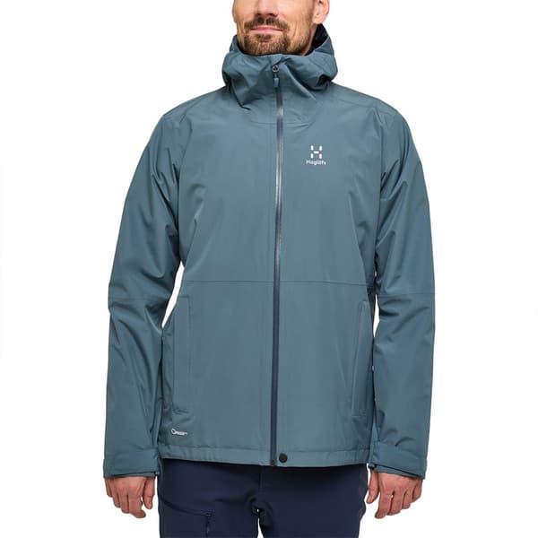 Haglofs Finch Proof Jacka Blå S Man