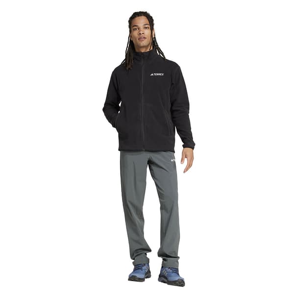 Adidas Multi Essentials Fleecejacka Med Dragkedja Svart M Man