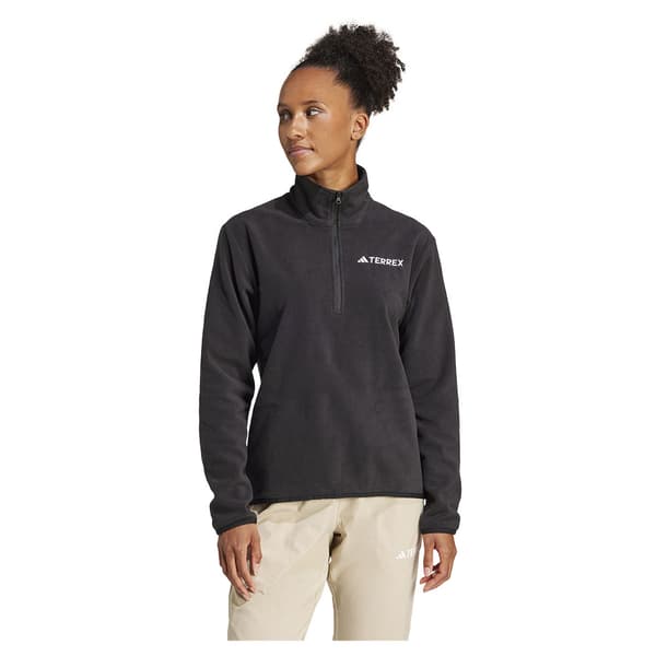 Adidas Multi Essentials Puolivetoketjullinen Fleecetakki Harmaa L Nainen