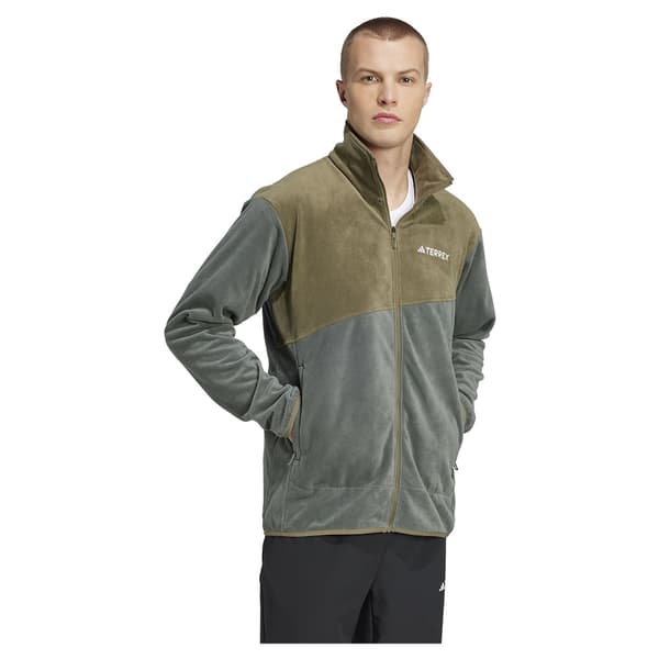 Adidas Terrex Multi Fleecejacka Med Dragkedja Grå XL Man