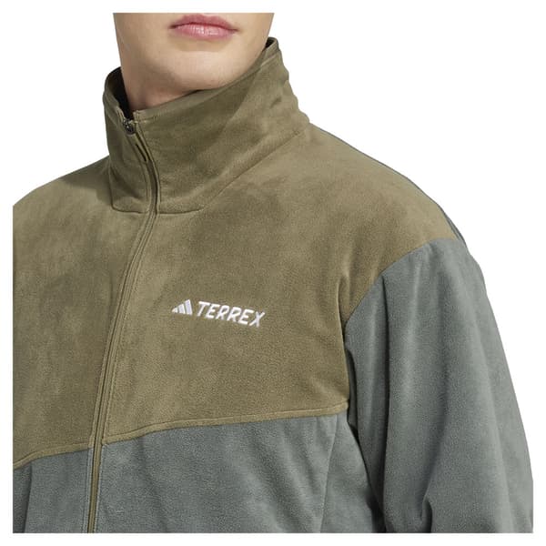Adidas Terrex Multi Fleecejacka Med Dragkedja Grå XL Man