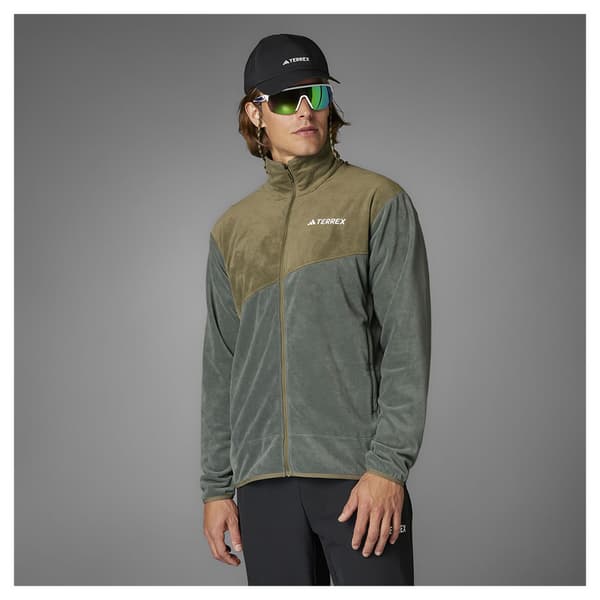 Adidas Terrex Multi Fleecejacka Med Dragkedja Grå XL Man