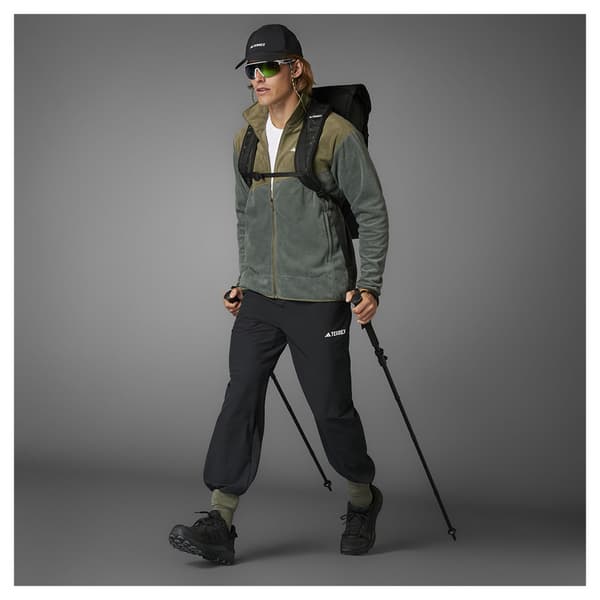Adidas Terrex Multi Fleecejacka Med Dragkedja Grå XL Man