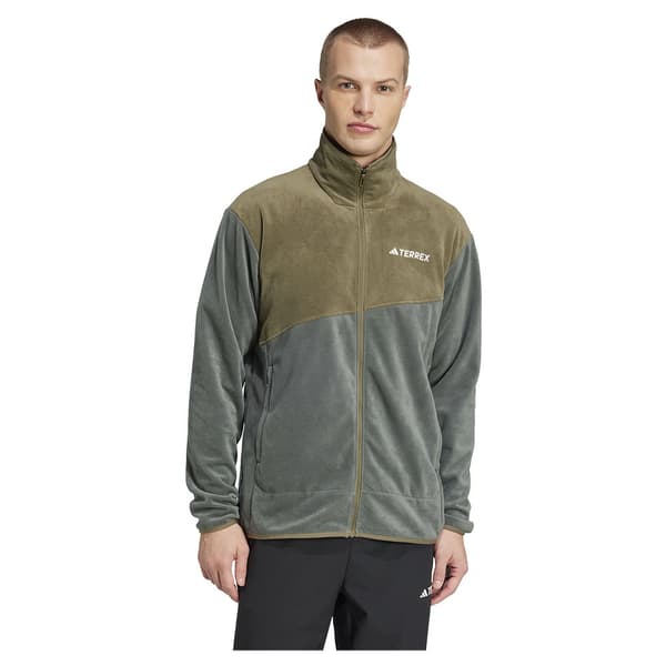 Adidas Terrex Multi Vetoketjullinen Fleecetakki Harmaa L Mies