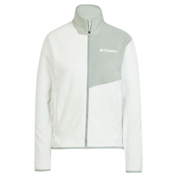 Adidas Terrex Multi Fleecejakke Med Fuld Lynlås Grøn S Kvinde