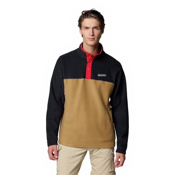 Columbia Steens Mountain™ Snap Ii Fleecejakke Med Halv Lynlås Brun,Sort S Mand