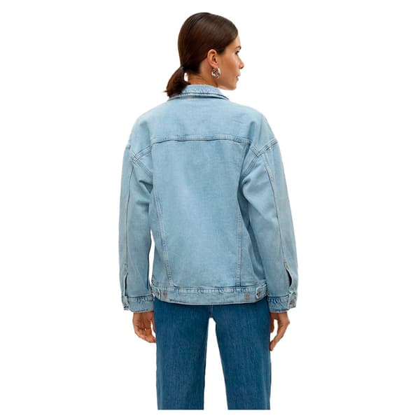 Vero Moda Tessa Oversize Denimjakke Blå XL Kvinde