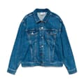 Miniatyrbillede 2 af 5: Vero Moda Tessa Oversize Denimjakke Blå XL Kvinde