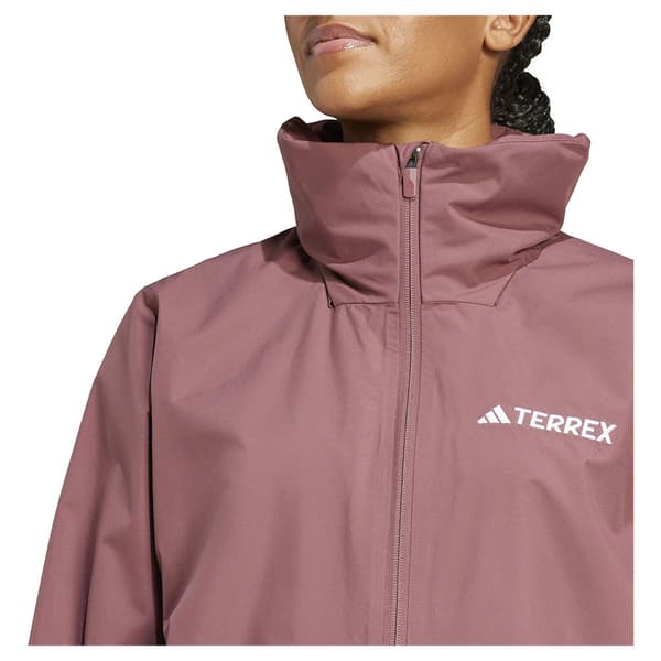 Adidas Multi Essentials 2l Rain Jacka Lila M Kvinna