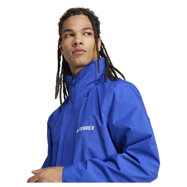 Adidas Multi Essentials 2l Rain Jacka Blå S Man