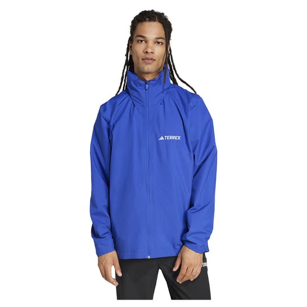 Adidas Multi Essentials 2l Rain Jacka Blå L Man