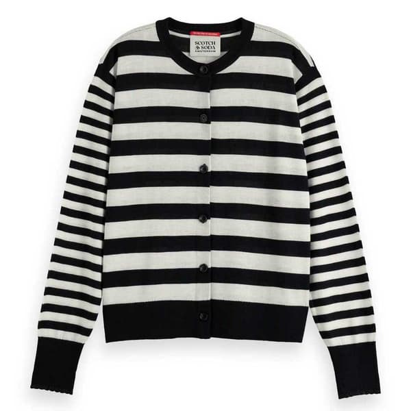 Scotch & Soda 177709 Cardigan Sort S Kvinde