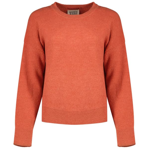 Scotch & Soda Fuzzy Tröja Orange S Kvinna