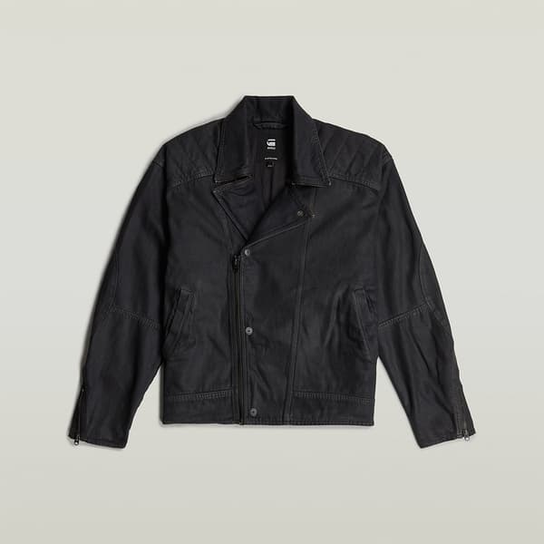 G-star Biker Jeansjacka Svart M Man