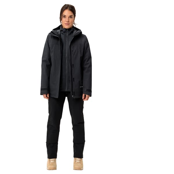 Vaude Neyland 3in1 Takki Musta 36 Nainen