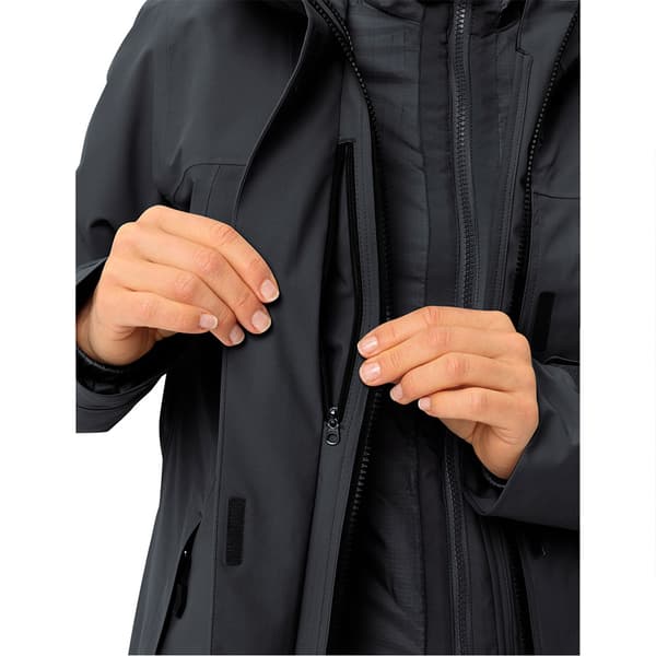 Vaude Neyland 3in1 Takki Musta 36 Nainen