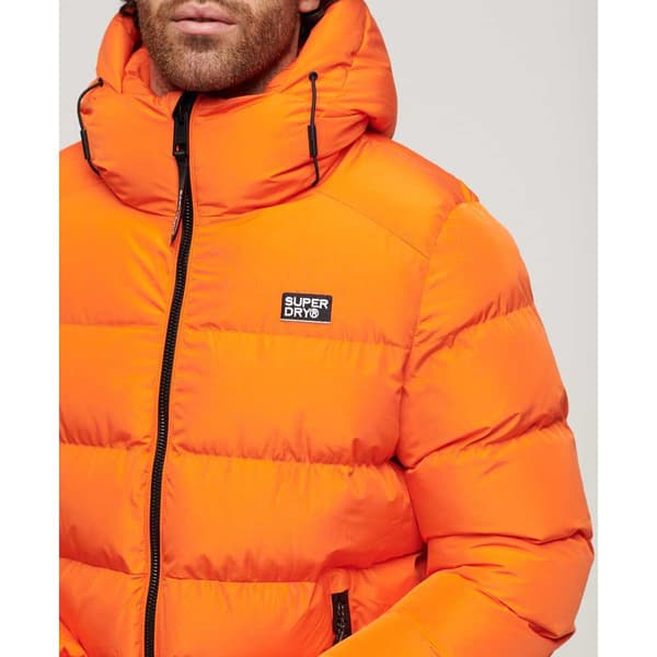 Superdry Sports Jacka Orange XL Man