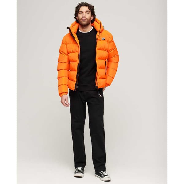Superdry Sports Jacka Orange XL Man