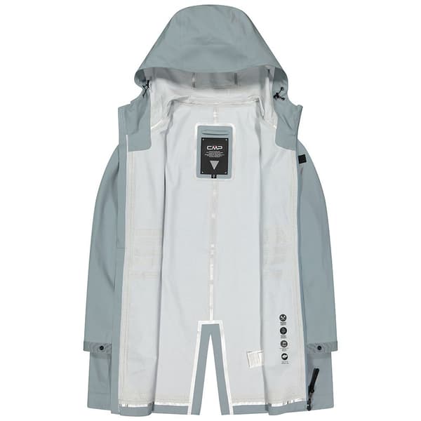 Cmp Fix Hood 31z6636 Jakke Blå 2XL Kvinde