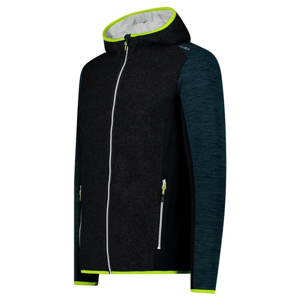 Cmp 31m1857 Fix Hood Fleecejakke Med Fuld Lynlås Grå 3XL Mand