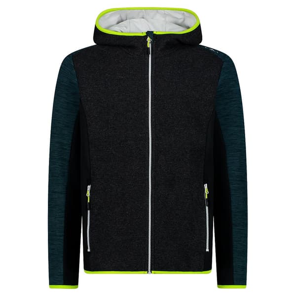 Cmp 31m1857 Fix Hood Fleecejakke Med Fuld Lynlås Grå 3XL Mand
