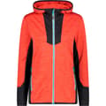 Miniatyrbillede 1 af 3: Cmp Fix Hood 32g3776 Fleecejakke Med Hætte Orange XL Kvinde