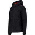 Miniatyrbild 3 av 3: Cmp Zip Hood 32a1416 Softshelljacka Svart XL Kvinna