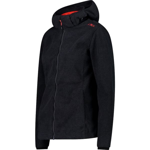 Cmp Zip Hood 32a1416 Softshelljacka Svart XL Kvinna