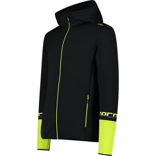 Cmp Fix Hood 32e2987 Hupullinen Fleecetakki Musta 2XL Mies