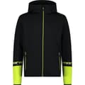 Pikkukuva 1 / 3: Cmp Fix Hood 32e2987 Hupullinen Fleecetakki Musta 2XL Mies