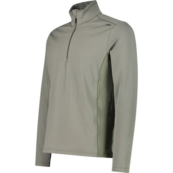 Cmp Sweat 3g10747 Fleecejakke Med Halv Lynlås Grøn S Mand