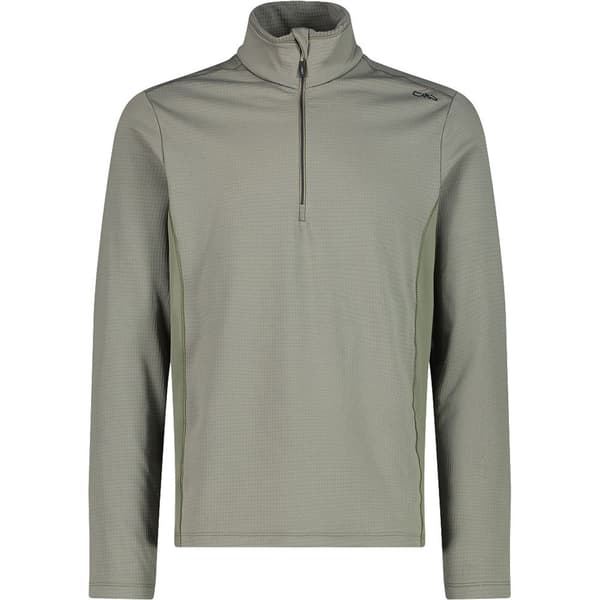 Cmp Sweat 3g10747 Fleecejakke Med Halv Lynlås Grøn S Mand