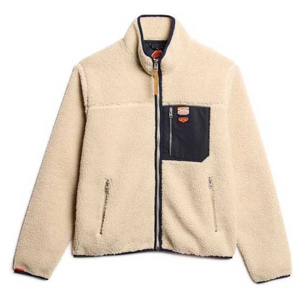 Superdry Vintage Retro Jacka Beige M Man