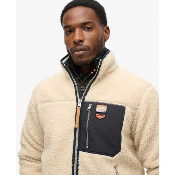 Superdry Vintage Retro Jacka Beige M Man