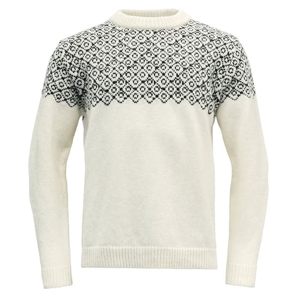 Devold Of Norway Bjørnøya Wool Trøje Hvid 2XL Mand