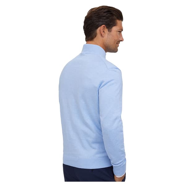 FaÇonnable Cosilk Halv Lynlås Sweater Blå L Mand
