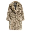 Miniatyrbillede 1 af 4: Superdry Vintage Long Faux Fur Coat Jakke Beige XS Kvinde
