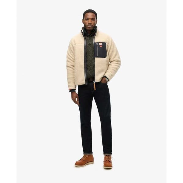 Superdry Vintage Retro Jacka Beige S Man