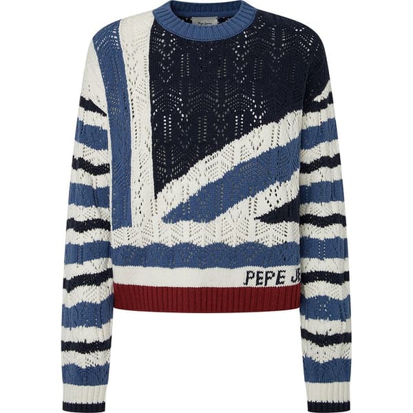 Pepe Jeans Harlow Tröja Blå L Kvinna