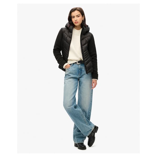 Superdry Storm Fleece Jacka Svart XS Kvinna