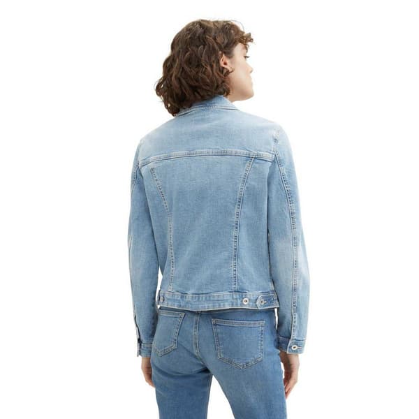 Tom Tailor Authentic Jeansjacka Blå L Kvinna